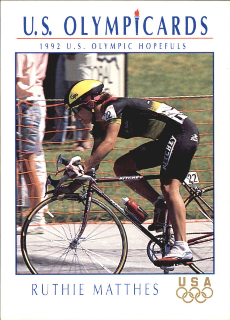1992 Impel U.S. Olympic Hopefuls #33 Ruthie Matthes/Cycling
