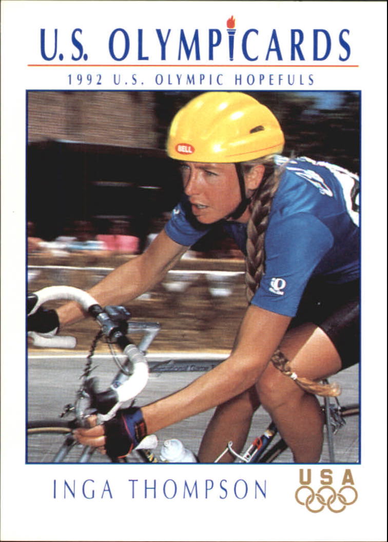 1992 Impel U.S. Olympic Hopefuls #34 Inga Thompson/Cycling