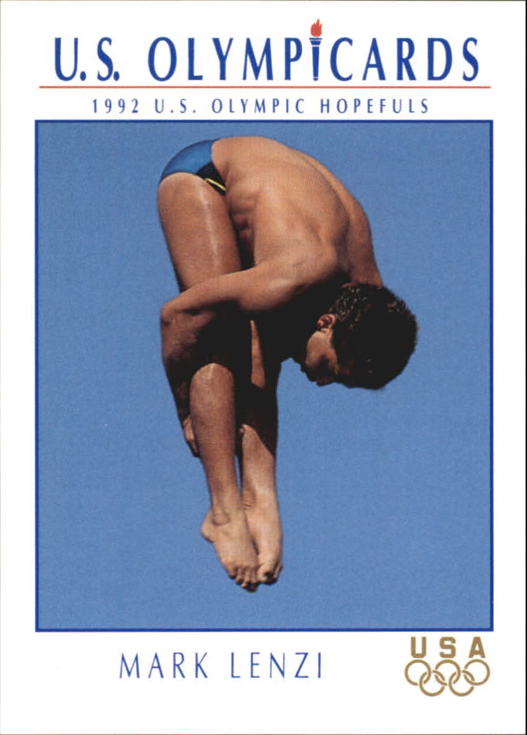 1992 Impel U.S. Olympic Hopefuls #36 Mark Lenzi/Diving