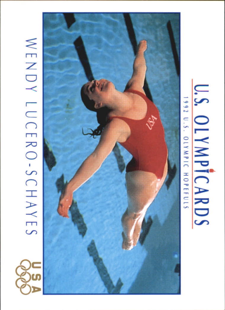 1992 Impel U.S. Olympic Hopefuls #37 Wendy Lucero-Schayes/Diving