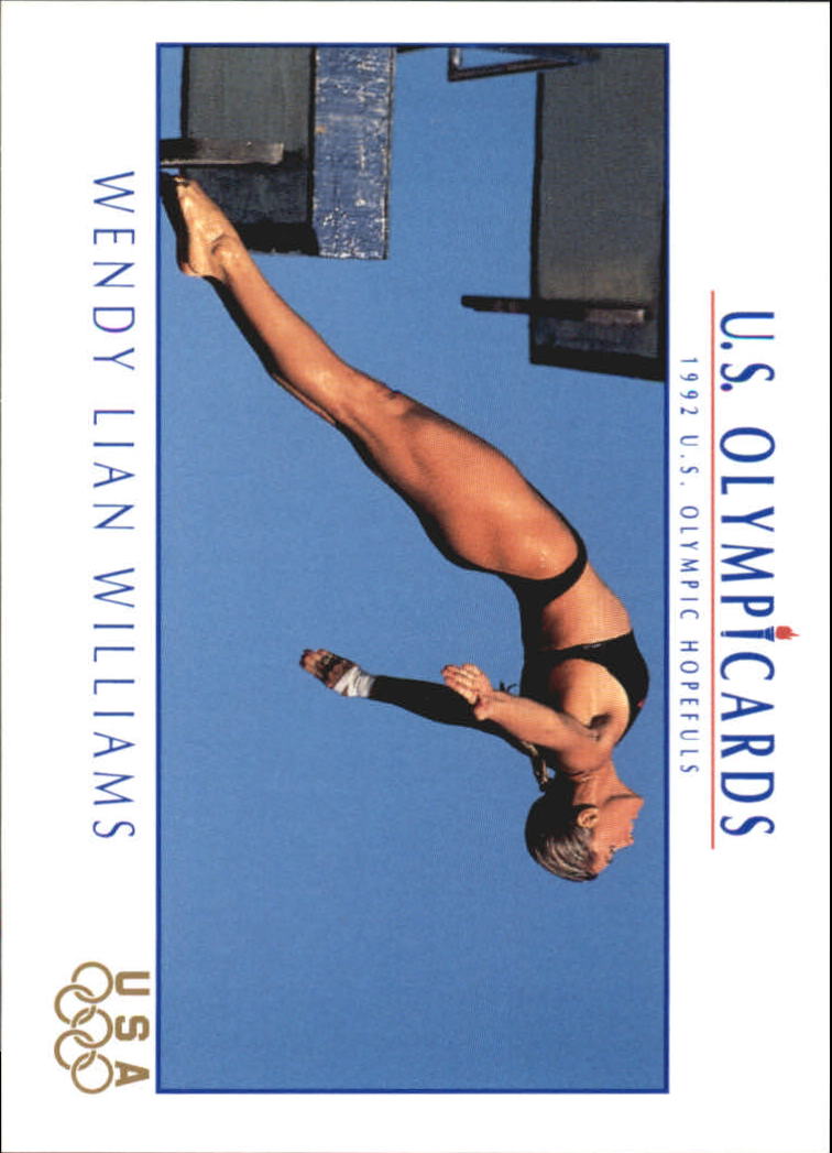 1992 Impel U.S. Olympic Hopefuls #38 Wendy Lian Williams/Diving