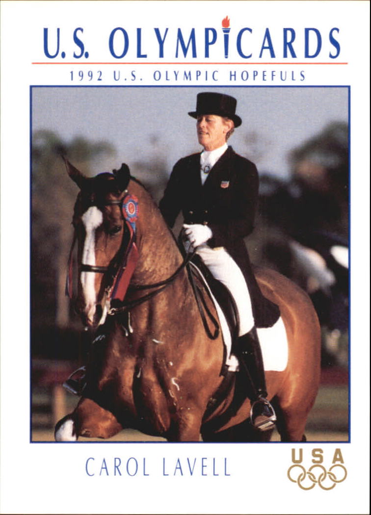 1992 Impel U.S. Olympic Hopefuls #40 Carol Lavell/Equestrian