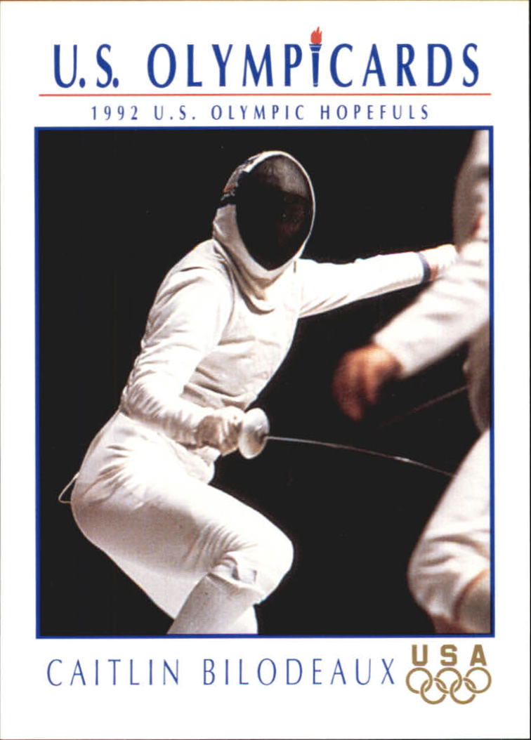 1992 Impel U.S. Olympic Hopefuls #42 Caitlin Bilodeaux/Fencing