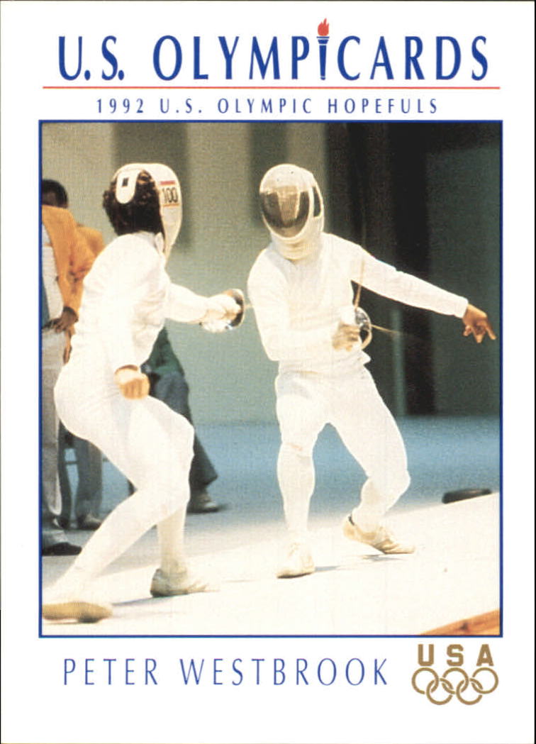 1992 Impel U.S. Olympic Hopefuls #44 Peter Westbrook/Fencing