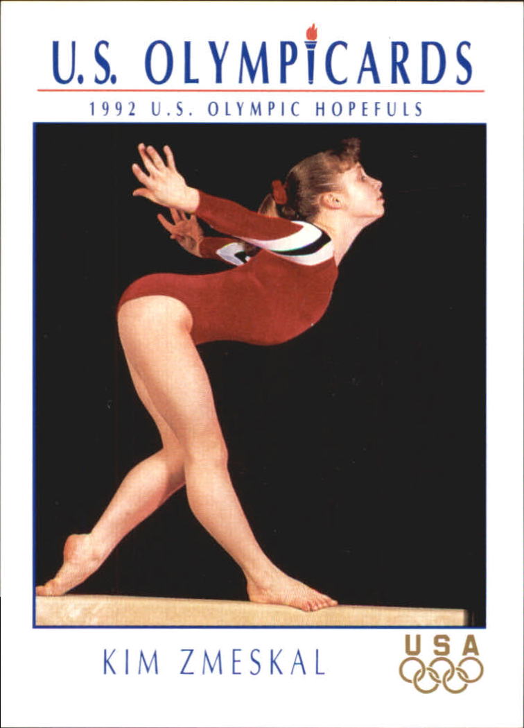 1992 Impel U.S. Olympic Hopefuls #50 Kim Zmeskal/Gymnastics