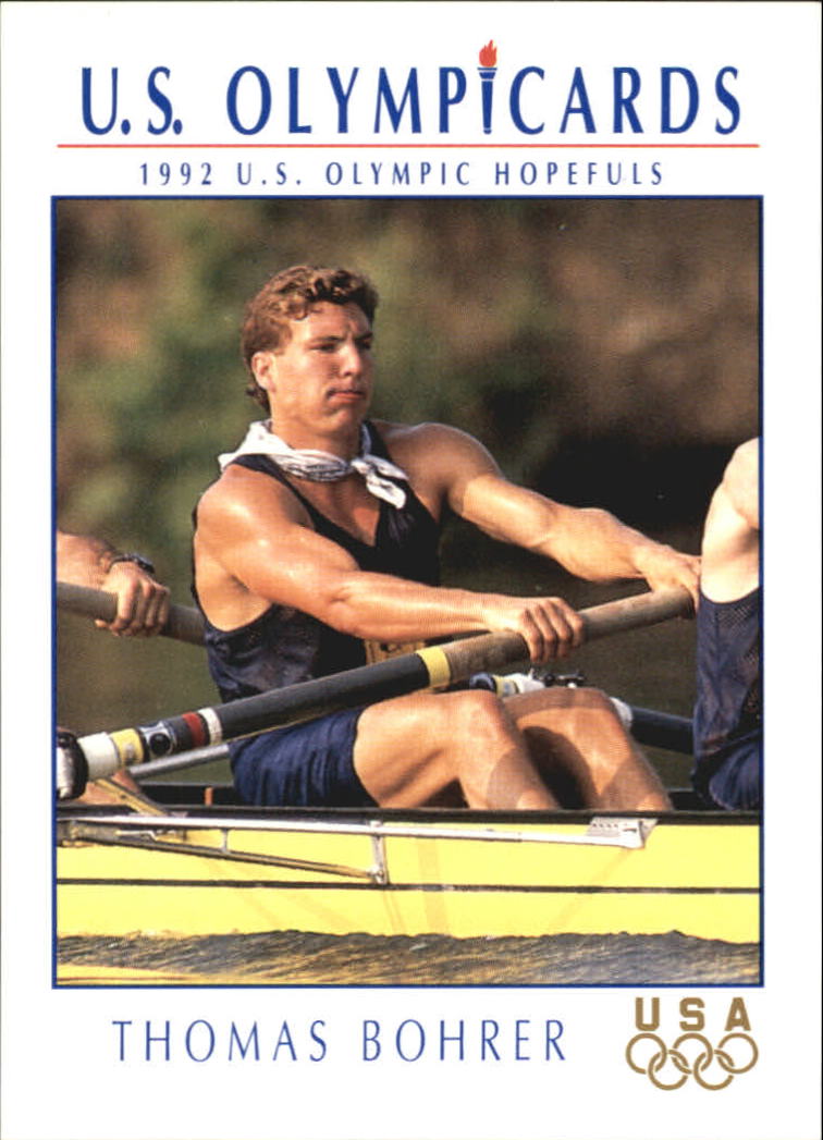 1992 Impel U.S. Olympic Hopefuls #56 Thomas Bohrer/Rowing