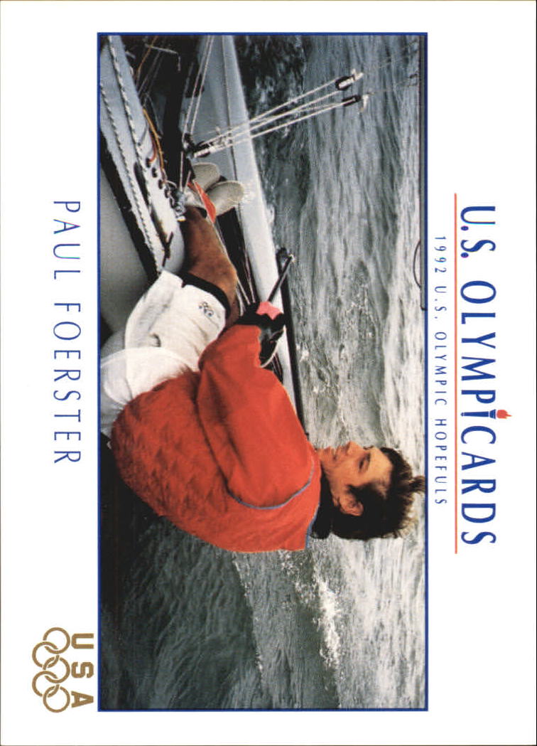 1992 Impel U.S. Olympic Hopefuls #60 Paul Foerster/Sailing