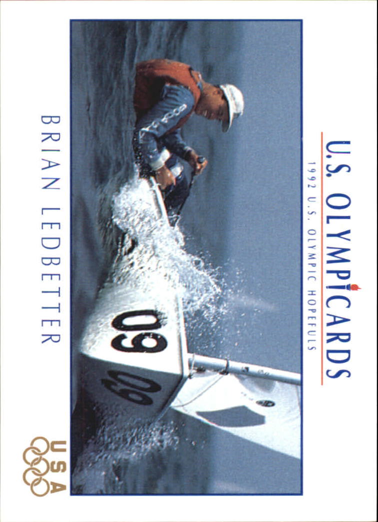 1992 Impel U.S. Olympic Hopefuls #61 Brian Ledbetter/Sailing
