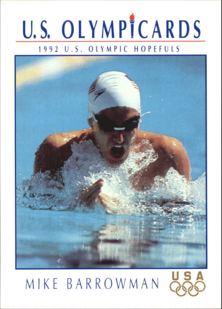 1992 Impel U.S. Olympic Hopefuls #68 Mike Barrowman/Swimming