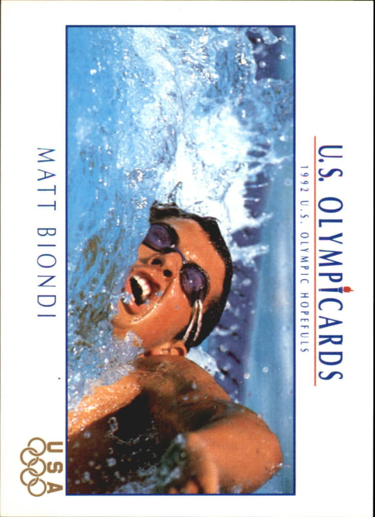 1992 Impel U.S. Olympic Hopefuls #69 Matt Biondi/Swimming