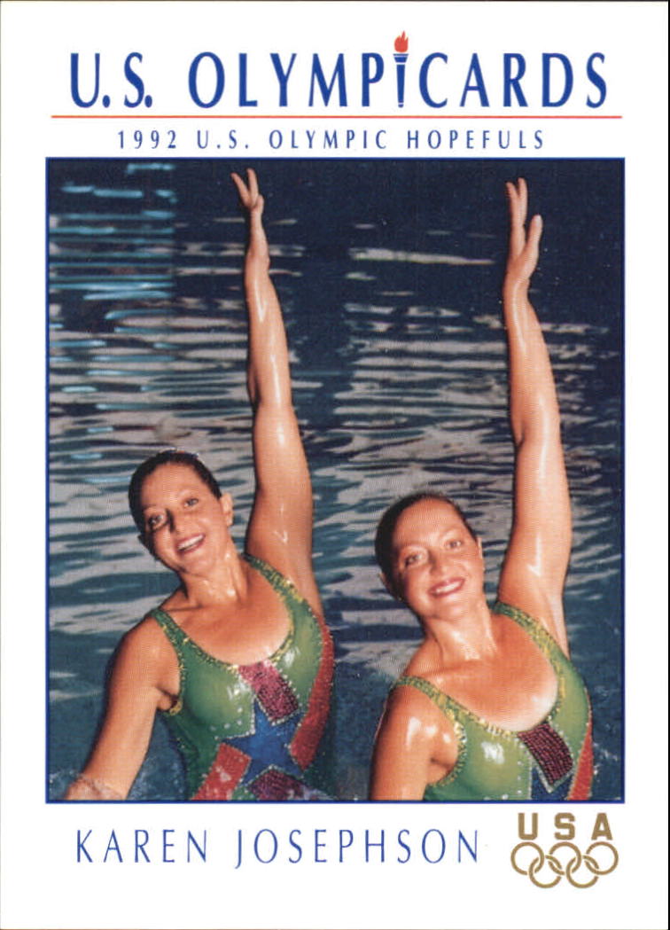 1992 Impel U.S. Olympic Hopefuls #74 Karen Josephson/Synchronized Swimming