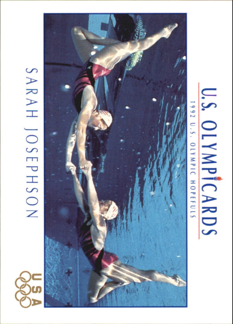 1992 Impel U.S. Olympic Hopefuls #75 Sarah Josephson/Synchronized Swimming
