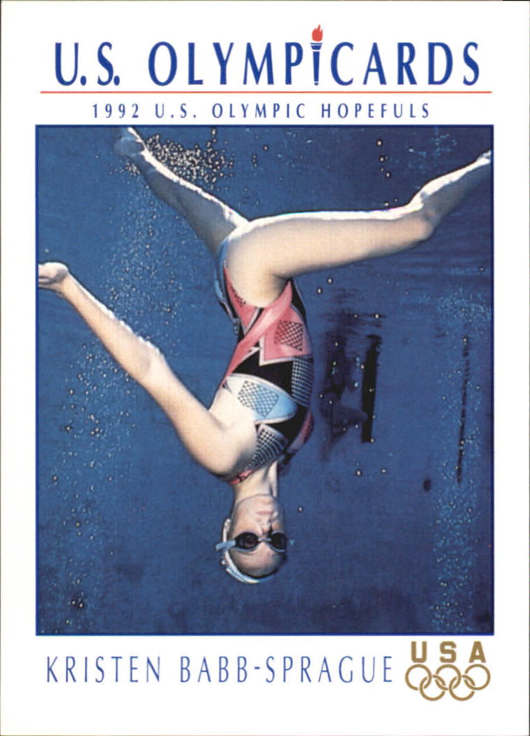1992 Impel U.S. Olympic Hopefuls #76 Kristen Babb-Sprague/Synchronized Swimming