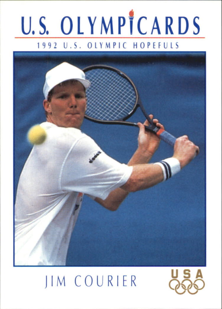 1992 Impel U.S. Olympic Hopefuls #82 Jim Courier/Tennis
