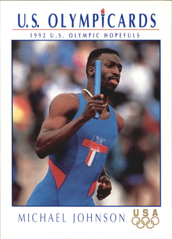 1992 Impel U.S. Olympic Hopefuls #87 Michael Johnson/Track and Field