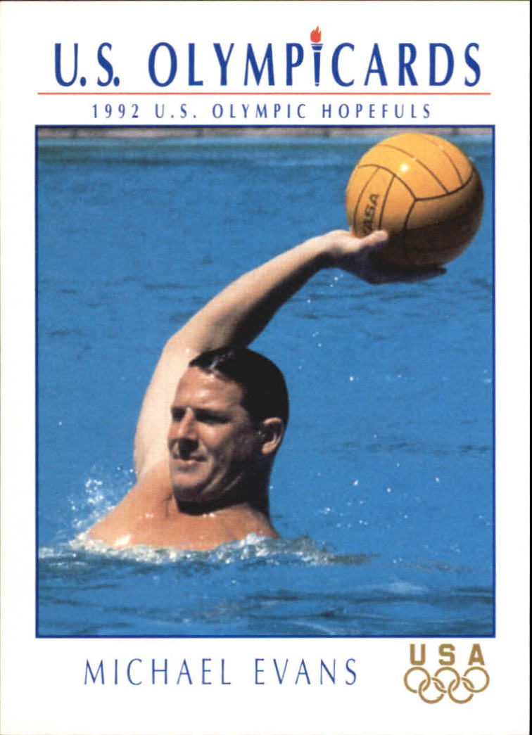 1992 Impel U.S. Olympic Hopefuls #97 Michael Evans/Water Polo