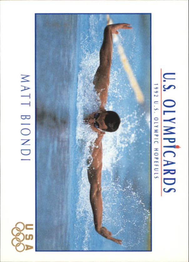 1992 Impel U.S. Olympic Hopefuls Profiles #HP3 Matt Biondi/Swimming