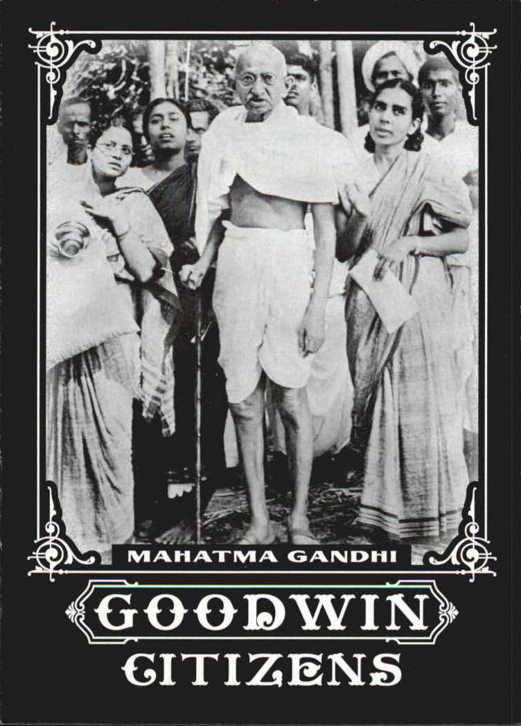 2011 Upper Deck Goodwin Champions Goodwin Citizens #GC2 Mahatma Gandhi