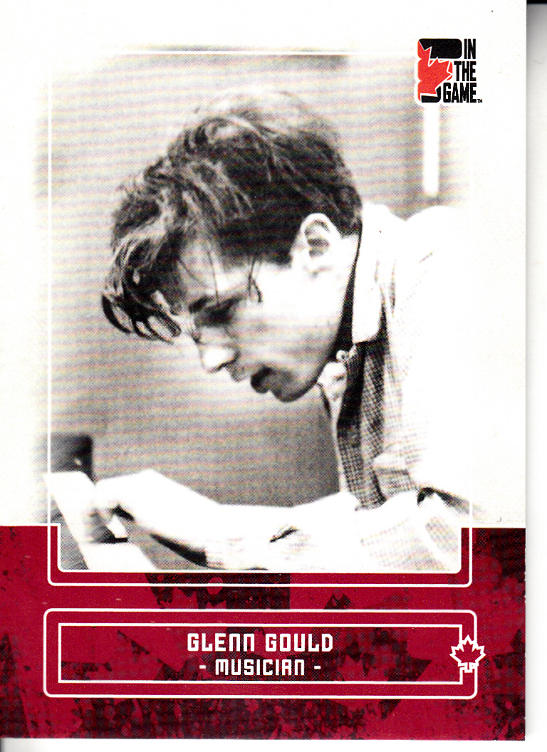 2011 In The Game Canadiana Red #33 Glenn Gould