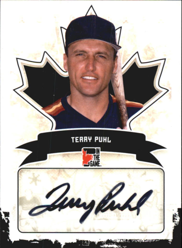 2011 In The Game Canadiana Autographs #ATP1 Terry Puhl