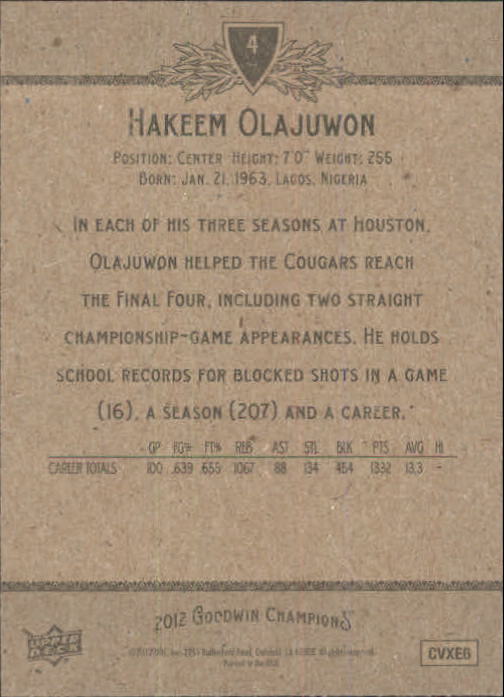 A3819- 2012 Upper Deck Goodwin Champions #s 1-210+ -You Pick- 15+ FREE US SHIP - Picture 9 of 422