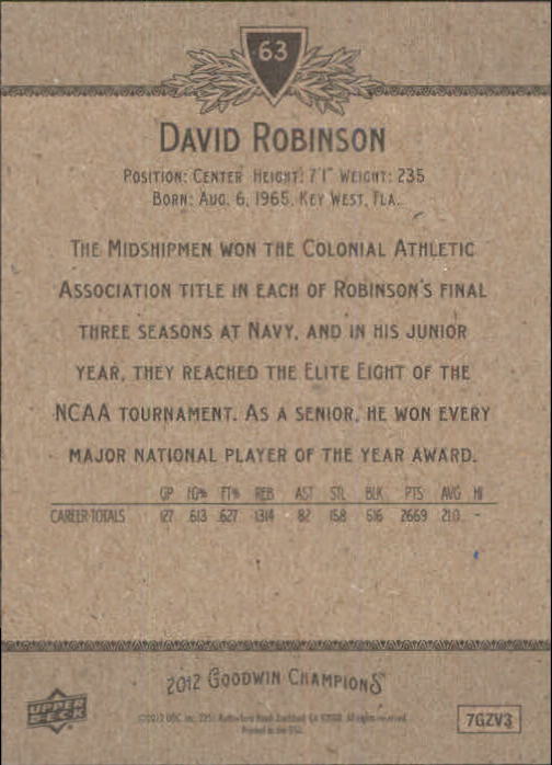 A3819- 2012 Upper Deck Goodwin Champions #s 1-210+ -You Pick- 15+ FREE US SHIP - Picture 121 of 422