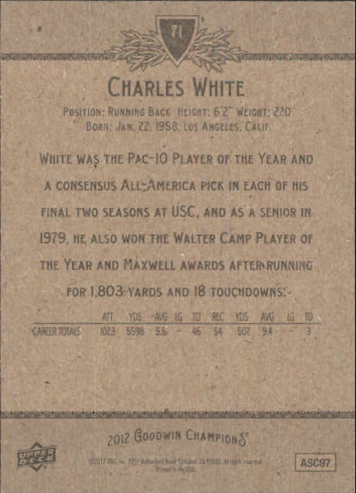 A3819- 2012 Upper Deck Goodwin Champions #s 1-210+ -You Pick- 15+ FREE US SHIP - Picture 134 of 422
