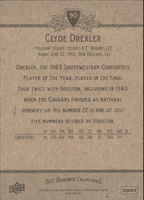 Clyde Drexler cards (1989-2022) Blazers Rockets - You Choose - Picture 160 of 162