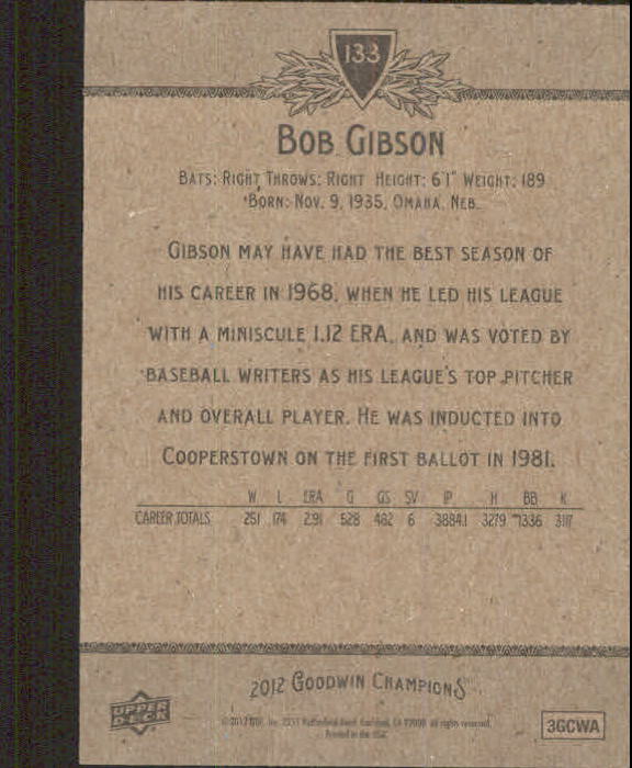 A3819- 2012 Upper Deck Goodwin Champions #s 1-210+ -You Pick- 15+ FREE US SHIP - Picture 247 of 422