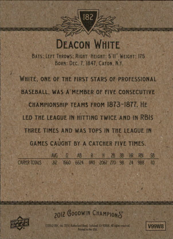 A3819- 2012 Upper Deck Goodwin Champions #s 1-210+ -You Pick- 15+ FREE US SHIP - Picture 336 of 422