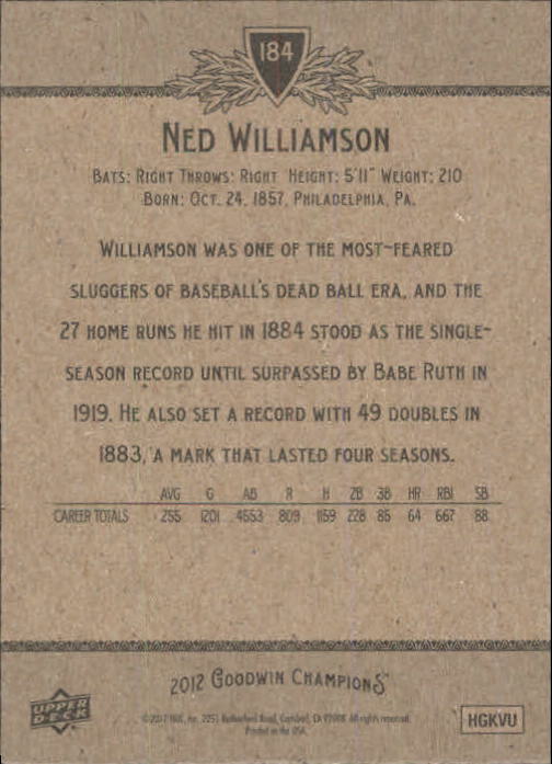 A3819- 2012 Upper Deck Goodwin Champions #s 1-210+ -You Pick- 15+ FREE US SHIP - Picture 339 of 422
