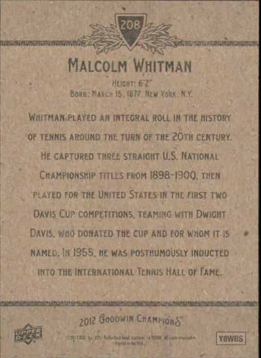 A3819- 2012 Upper Deck Goodwin Champions #s 1-210+ -You Pick- 15+ FREE US SHIP - Picture 376 of 422