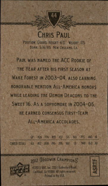 A3819- 2012 Upper Deck Goodwin Champions #s 1-210+ -You Pick- 15+ FREE US SHIP - Picture 406 of 422