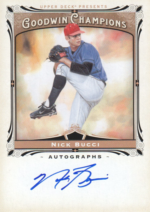 2013 Upper Deck Goodwin Champions Autographs #ANB Nick Bucci G