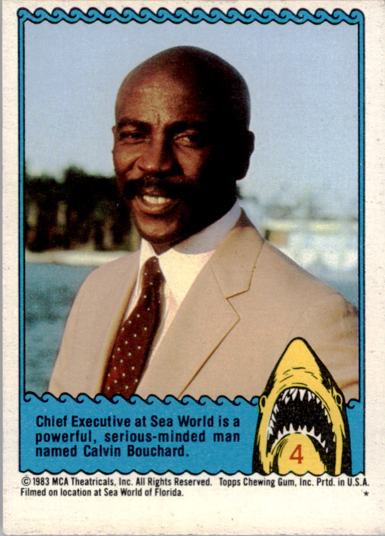 1983 Topps Jaws 3-D #4 Capsized