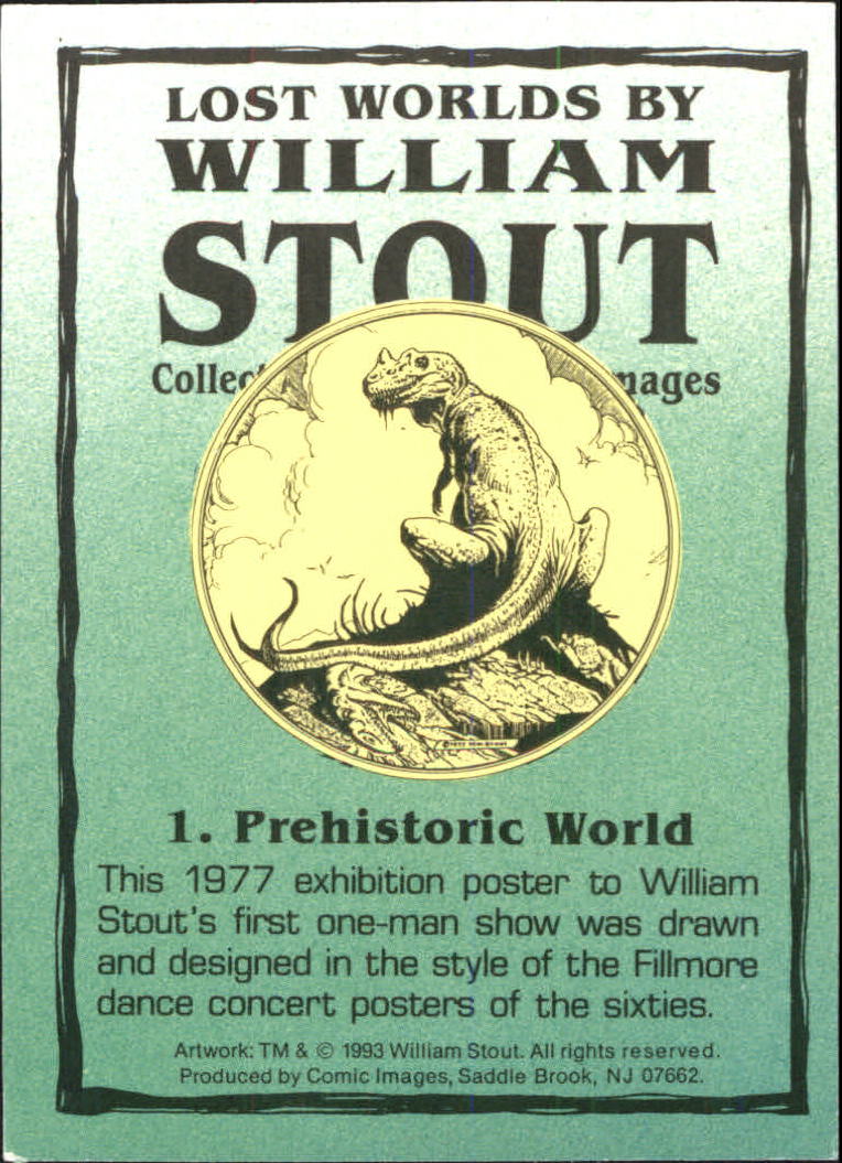 A1255- 1993 Lost Worlds by William Stout +Inserts -You Pick- 15+ FREE US SHIP - Picture 3 of 183