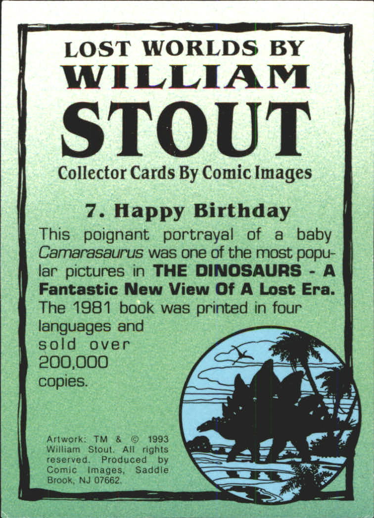 A1255- 1993 Lost Worlds by William Stout +Inserts -You Pick- 15+ FREE US SHIP - Picture 15 of 183
