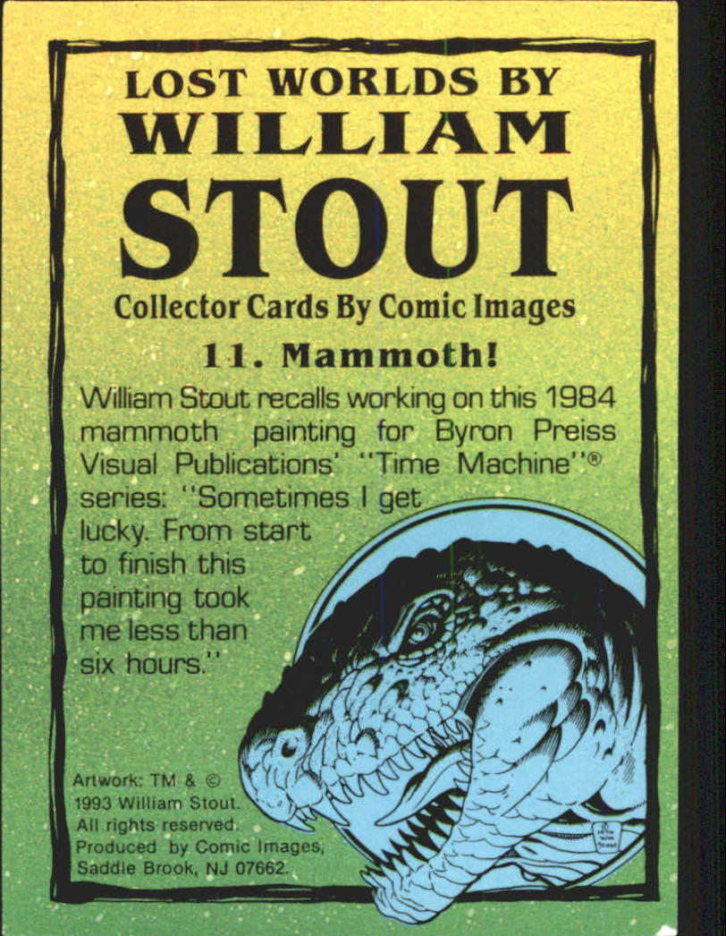 A1255- 1993 Lost Worlds by William Stout +Inserts -You Pick- 15+ FREE US SHIP - Picture 23 of 183