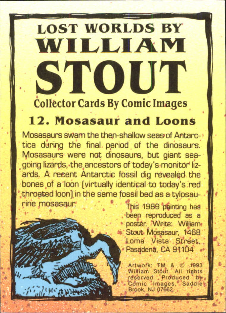 A1255- 1993 Lost Worlds by William Stout +Inserts -You Pick- 15+ FREE US SHIP - Picture 25 of 183