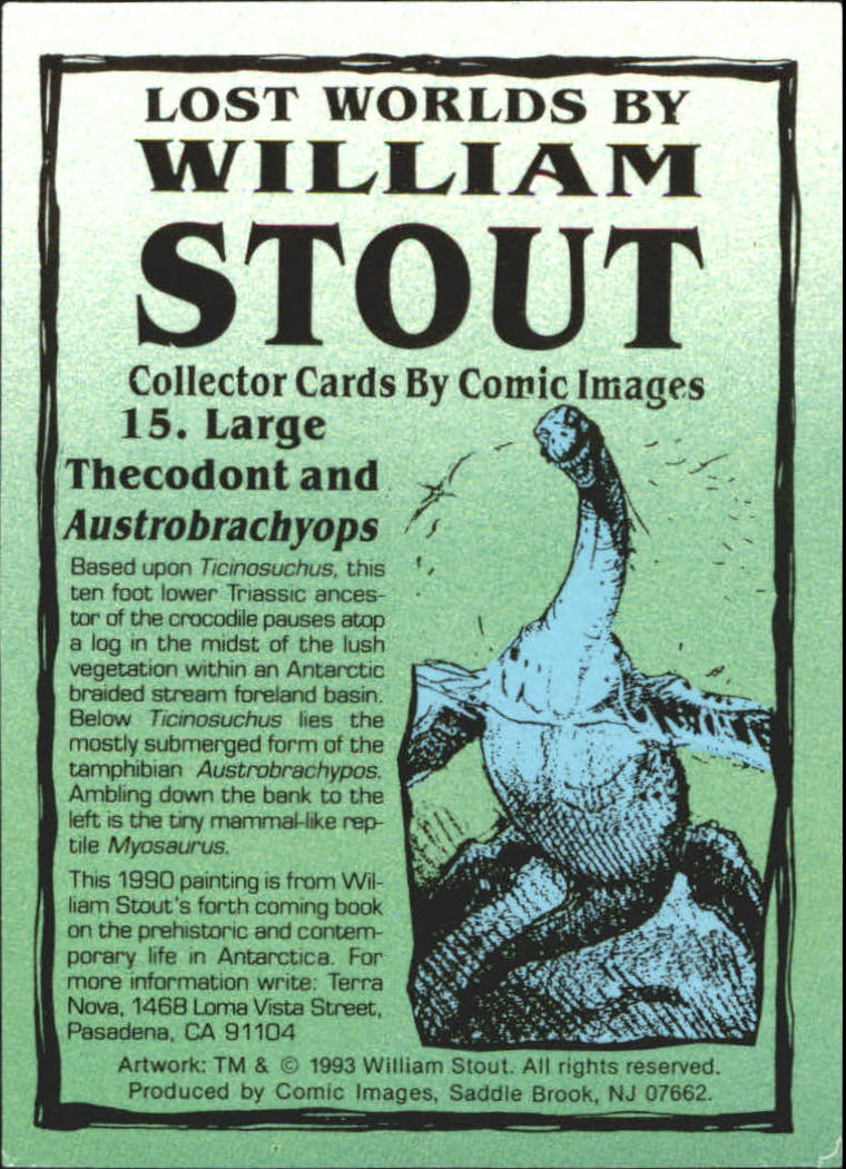 A1255- 1993 Lost Worlds by William Stout +Inserts -You Pick- 15+ FREE US SHIP - Picture 31 of 183