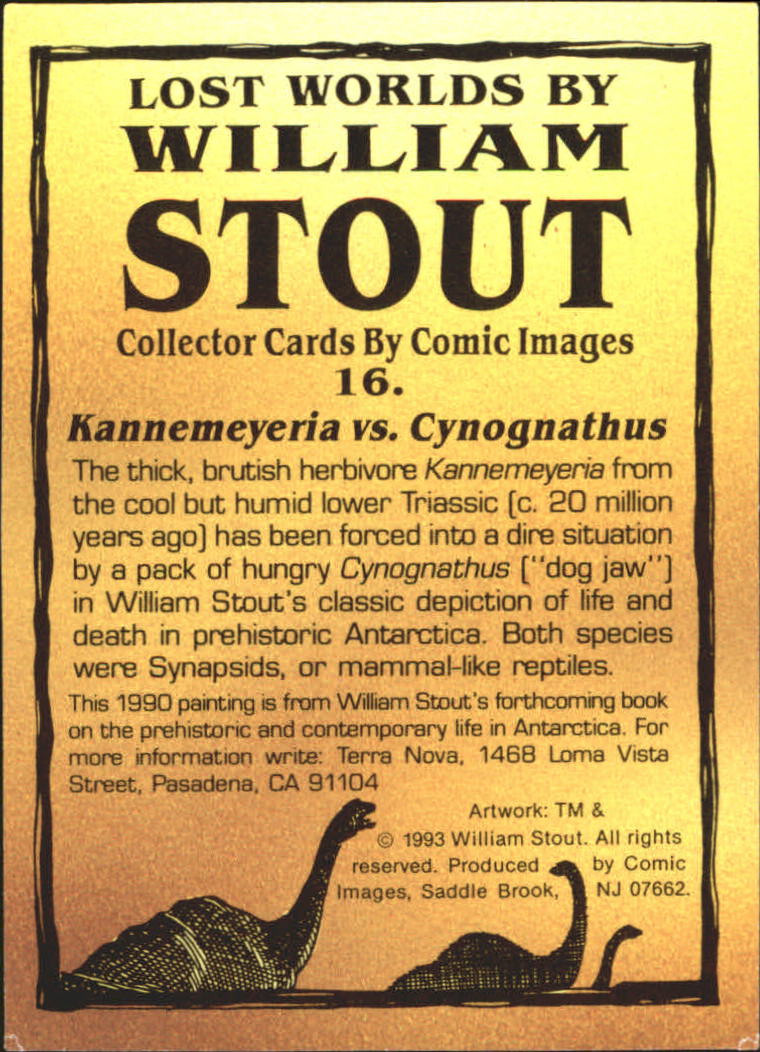 A1255- 1993 Lost Worlds by William Stout +Inserts -You Pick- 15+ FREE US SHIP - Picture 33 of 183