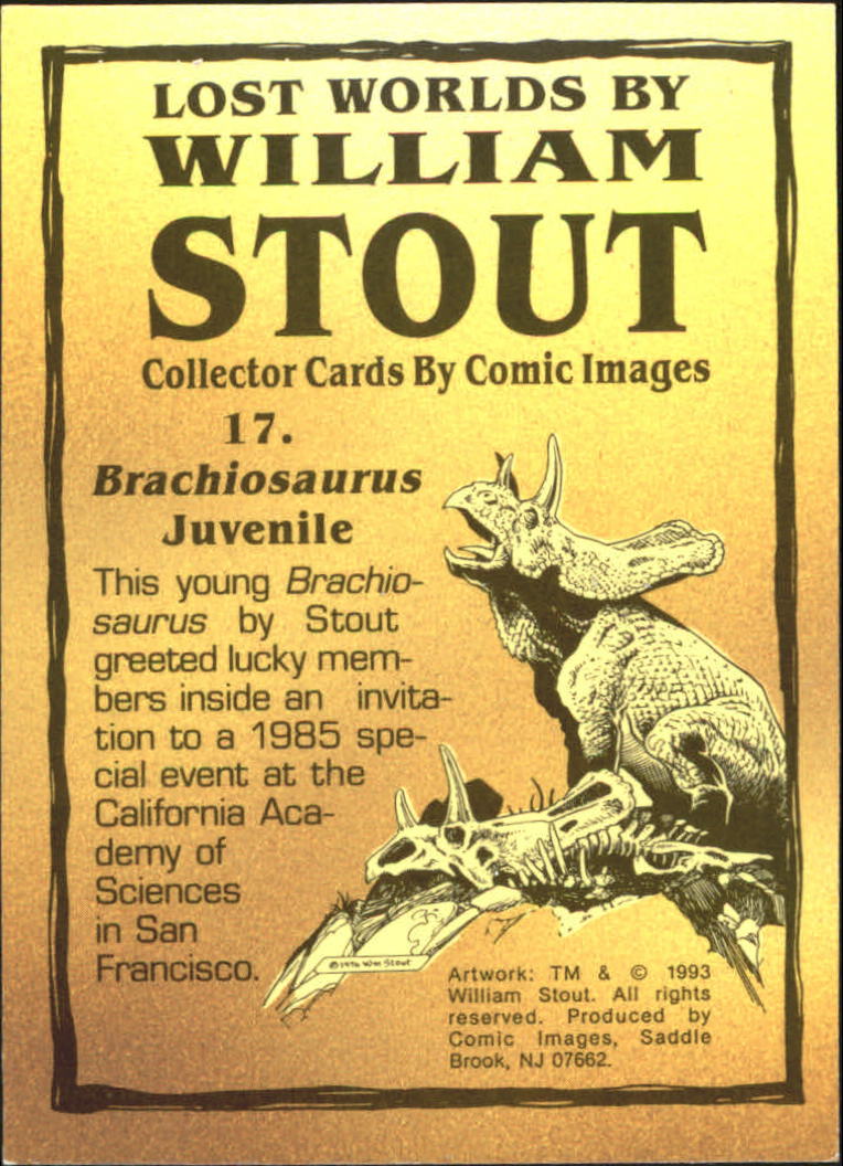 A1255- 1993 Lost Worlds by William Stout +Inserts -You Pick- 15+ FREE US SHIP - Picture 35 of 183