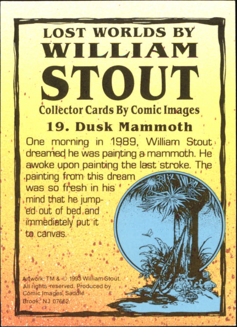 A1255- 1993 Lost Worlds by William Stout +Inserts -You Pick- 15+ FREE US SHIP - Picture 39 of 183