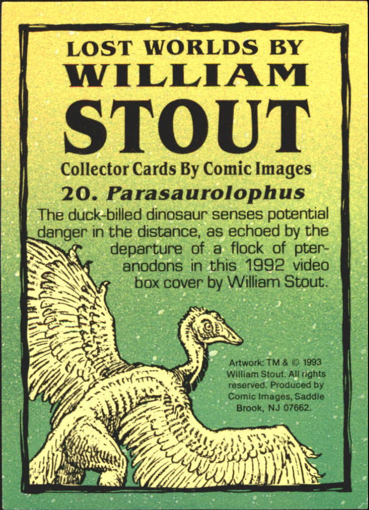 A1255- 1993 Lost Worlds by William Stout +Inserts -You Pick- 15+ FREE US SHIP - Picture 41 of 183