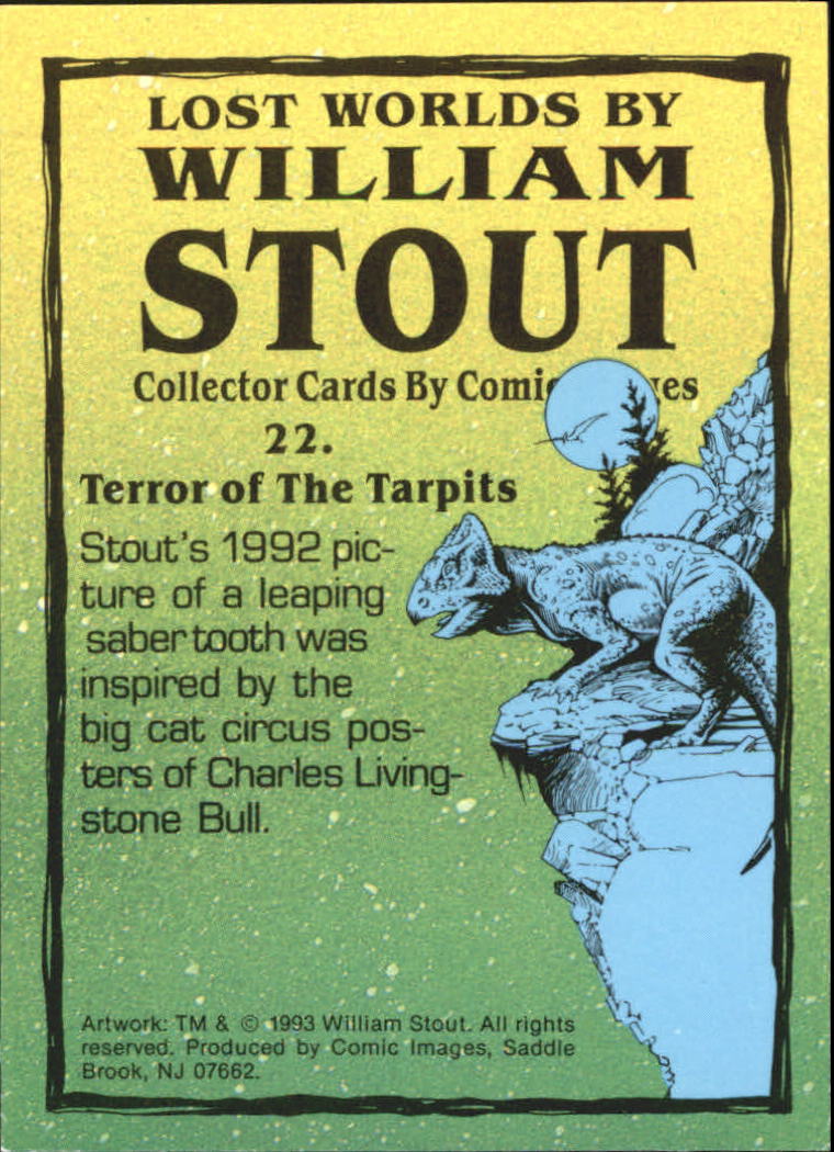 A1255- 1993 Lost Worlds by William Stout +Inserts -You Pick- 15+ FREE US SHIP - Picture 45 of 183