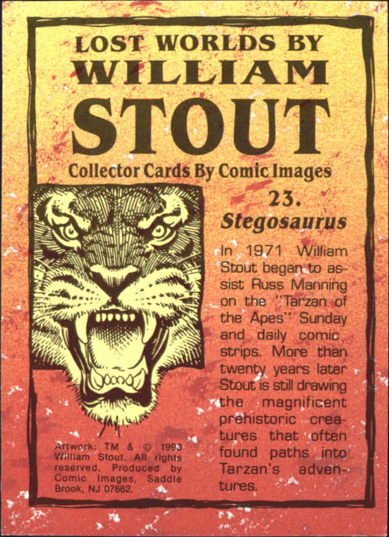A1255- 1993 Lost Worlds by William Stout +Inserts -You Pick- 15+ FREE US SHIP - Picture 47 of 183