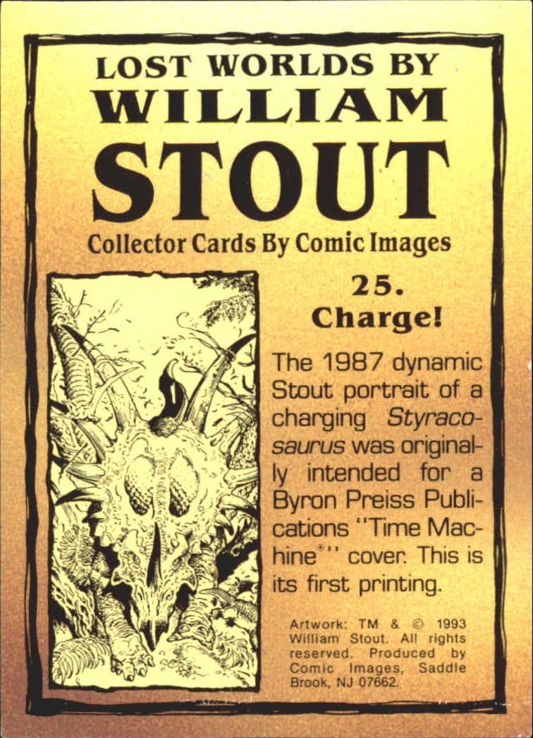 A1255- 1993 Lost Worlds by William Stout +Inserts -You Pick- 15+ FREE US SHIP - Picture 51 of 183