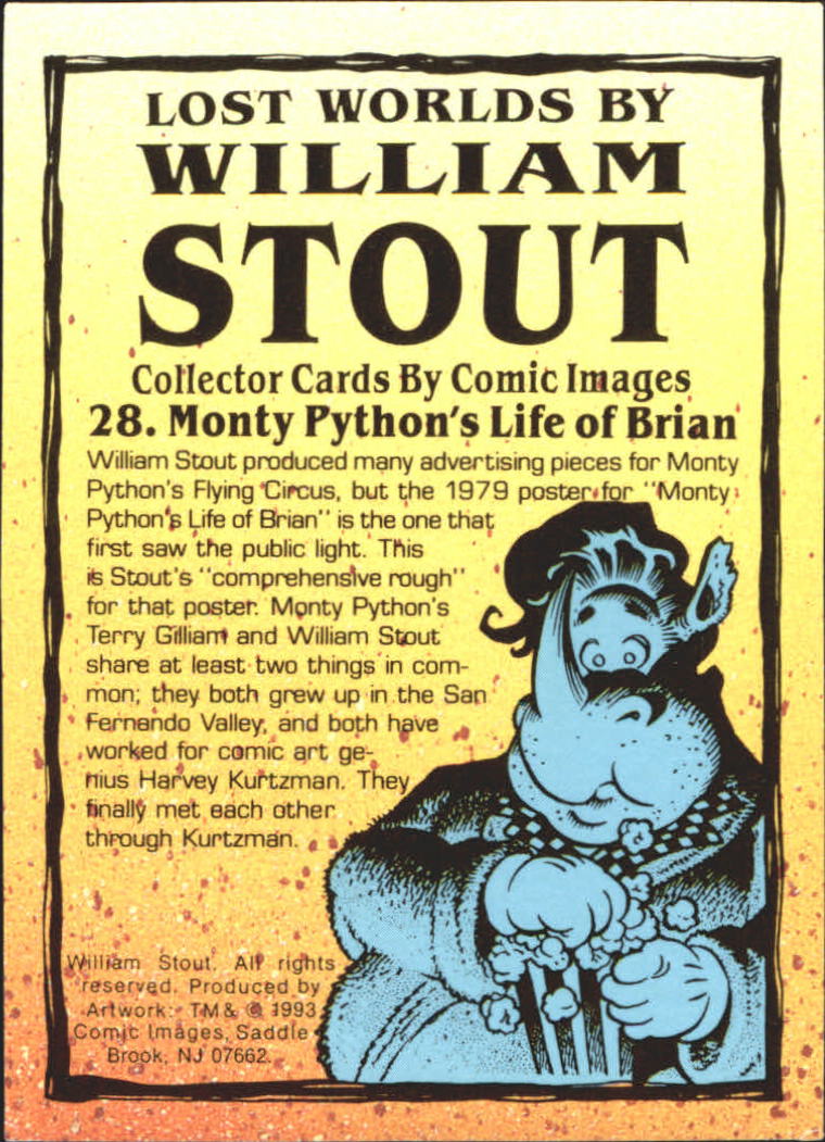 A1255- 1993 Lost Worlds by William Stout +Inserts -You Pick- 15+ FREE US SHIP - Picture 57 of 183