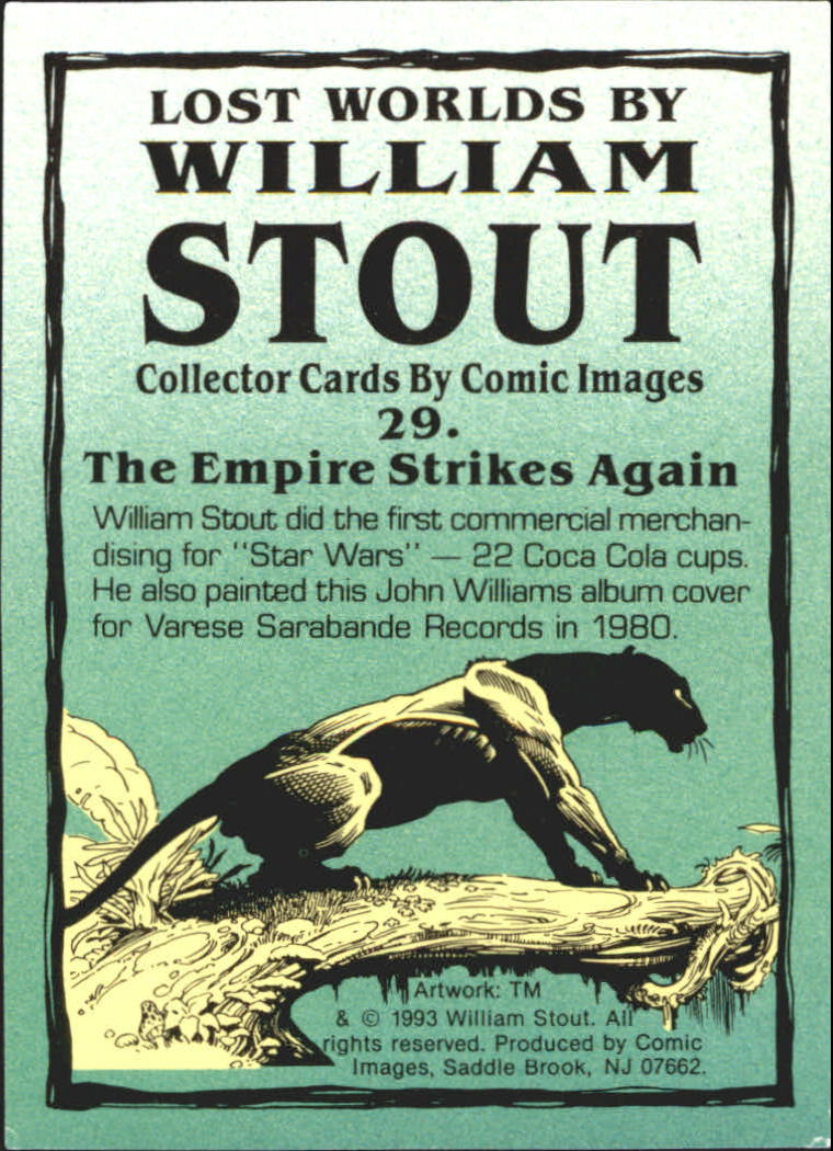 A1255- 1993 Lost Worlds by William Stout +Inserts -You Pick- 15+ FREE US SHIP - Picture 59 of 183