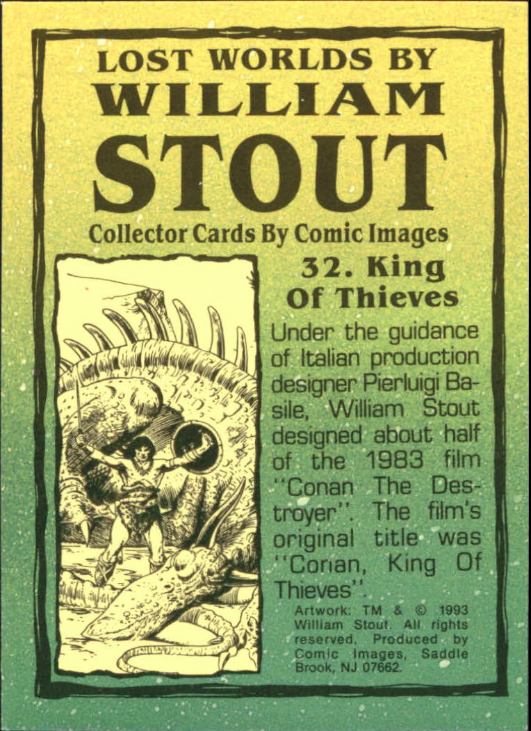 A1255- 1993 Lost Worlds by William Stout +Inserts -You Pick- 15+ FREE US SHIP - Picture 65 of 183